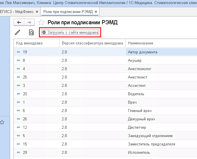 Обновление классификаторов